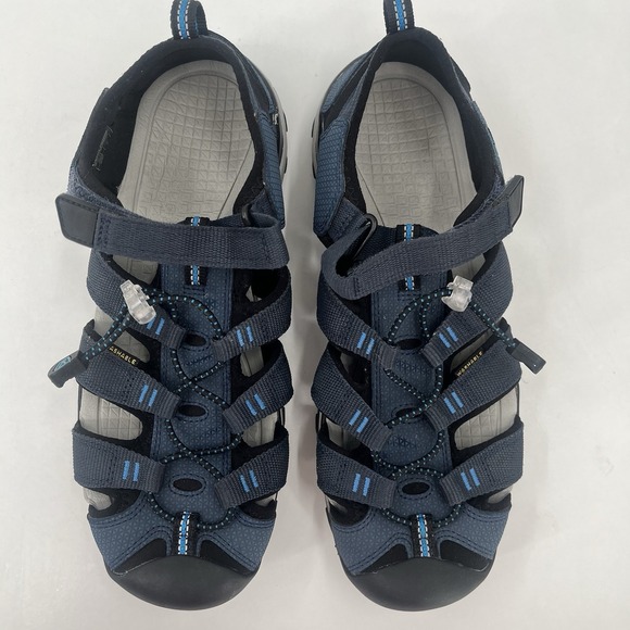 Keen Mens Newport H2 Closed Toe Water Sandals Navy Blue 7‎ Slip On - Picture 2 of 10